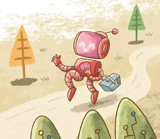 Piros kisrobot
